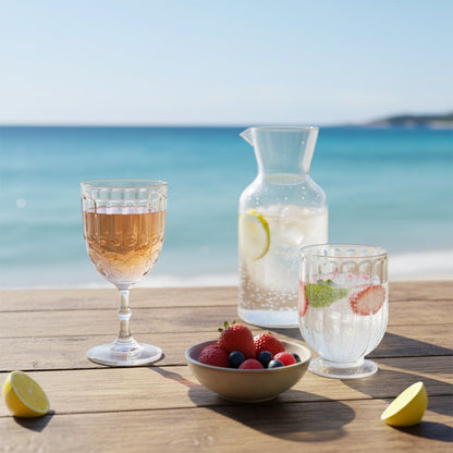 Aulica Clear Stemmed Wine Glasses – Set of 6 product view 5
