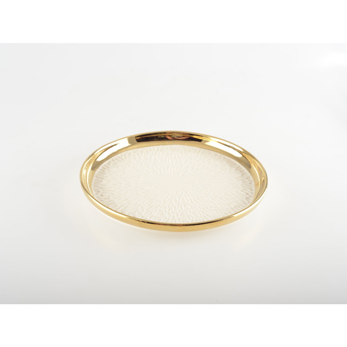 Aulica Blue & Cream Gold-Rim Dessert Plates – Set of 4 product view 8