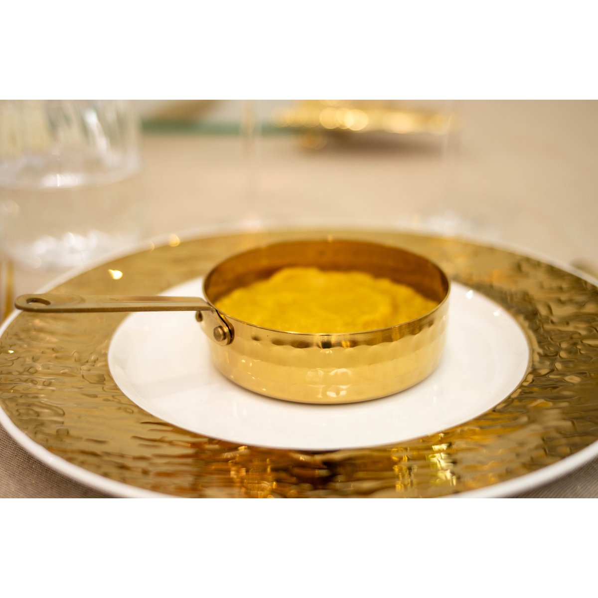 Mini Golden Saucepan 10.5x10.5x3.5cm product view 2