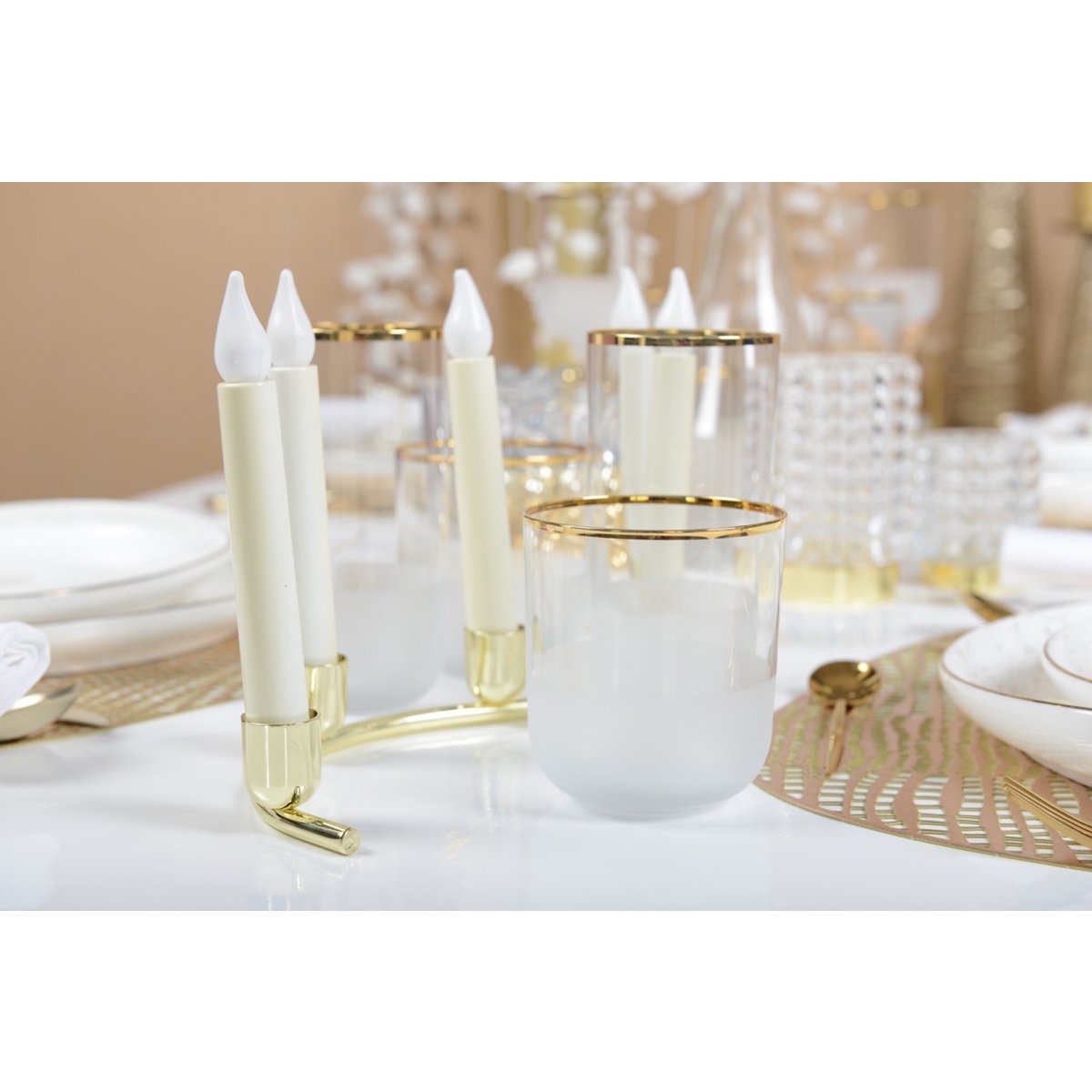 NISH Gilded Water Glasses Lot Of 6 product view 3