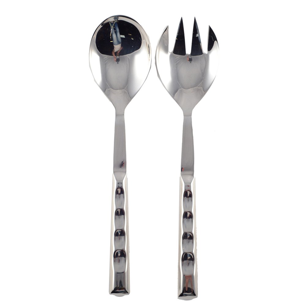 28.5cm silver salad cutlery