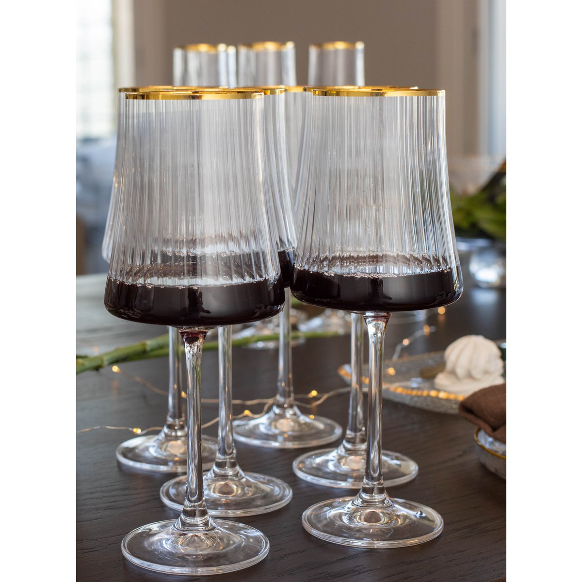 360ml Gilded Edge Wine Lot Of 6 product view 2