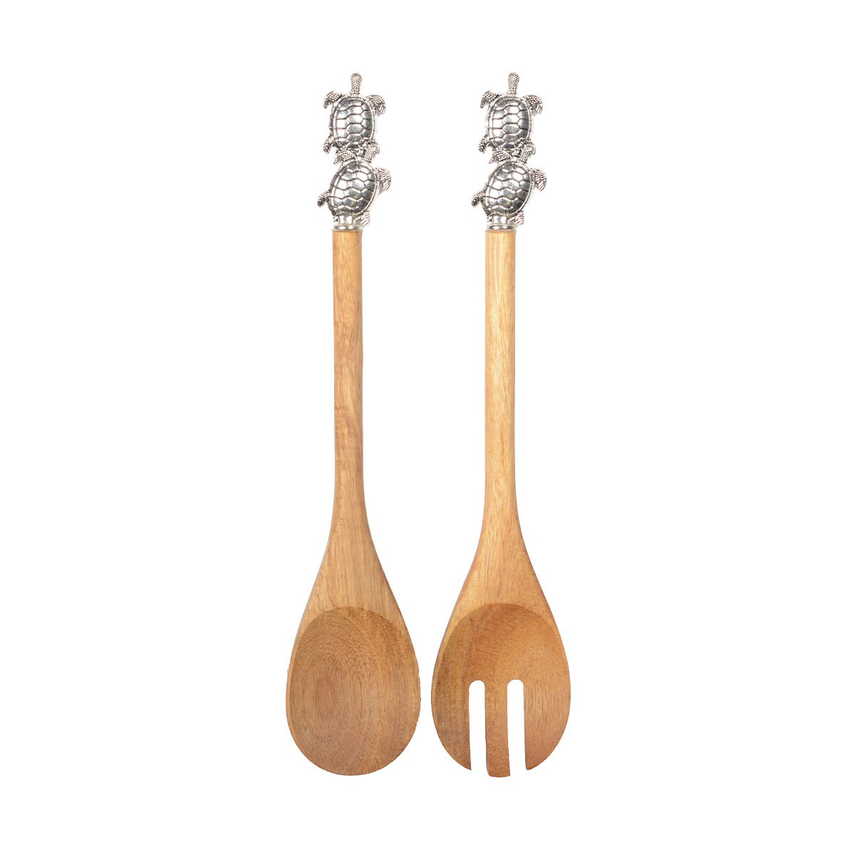 Aulica Silver Turtle Salad Servers product view 2