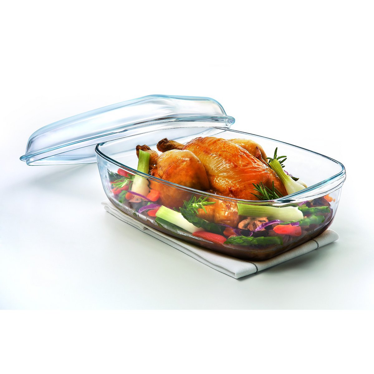 Pyrex Bowl With Lid 4.3+2.2 L