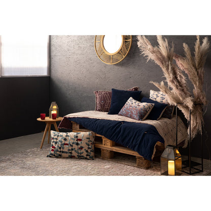Vivaraise Elise Cobalt Knotted Stitch Throw Blanket 140 × 200 detail view