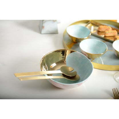 Aulica Gold Salad Servers – Set of 2 product view 3