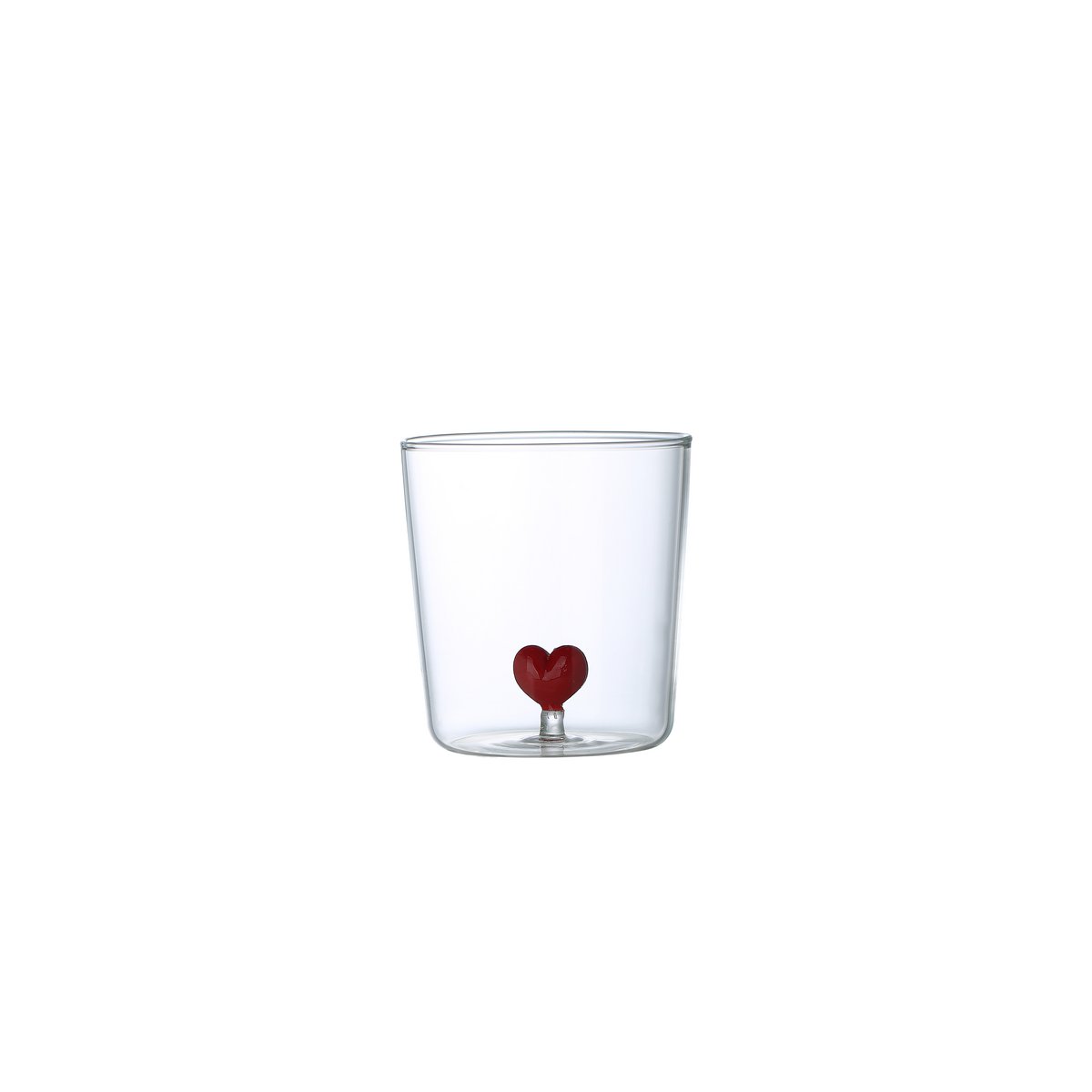 Heart water glasses 300ml - set of 4 product view 4