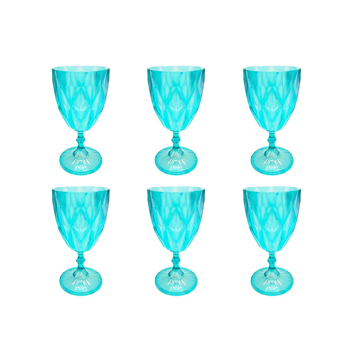 Aulica Light Green Wine Glasses – Set of 6