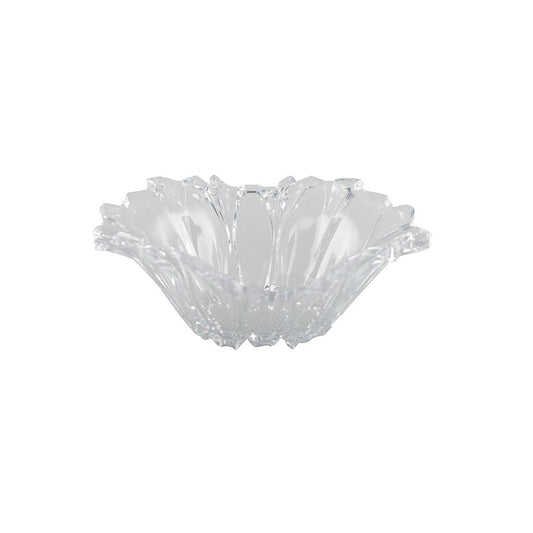 Aulica Clear Flower-Shaped Fruit Bowl – 29.2 × 29.3 × 10.7 cm product view 2