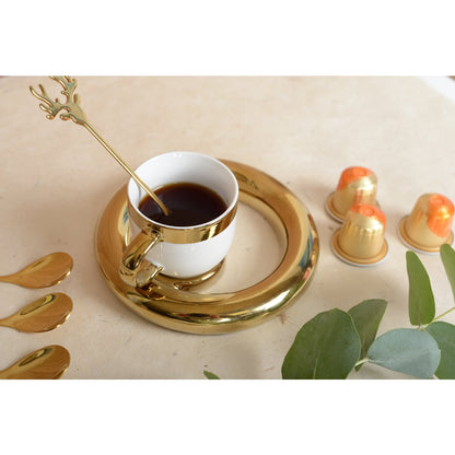 Aulica Gold Stag Teaspoons – Set of 6 product view 3