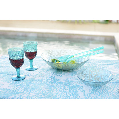 Aulica Sea Blue Glass Serving Bowl – 33 x 33 x 9 cm product view 7