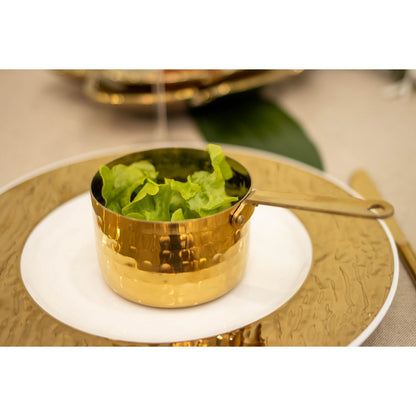 Mini High Golden Saucepan 9x9x6cm product view 4
