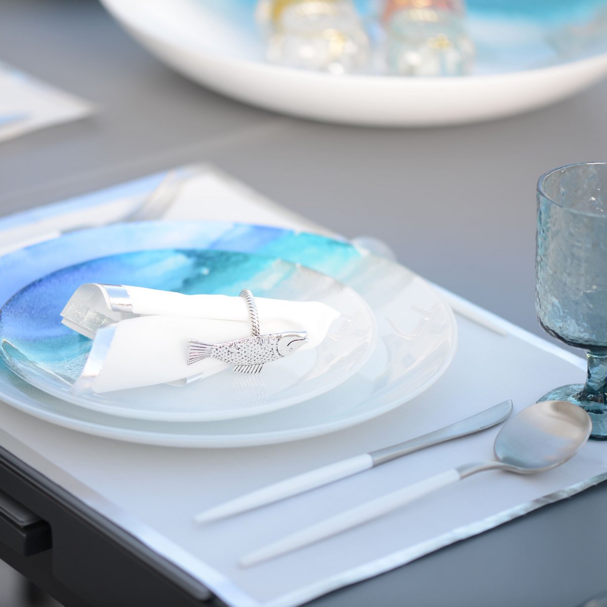 Aulica Silver & White Cutlery Set – 24 Pieces product view 3