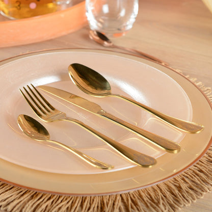 Aulica Shiny Gold Ornamental Teaspoons - Set of 6 - product image 3