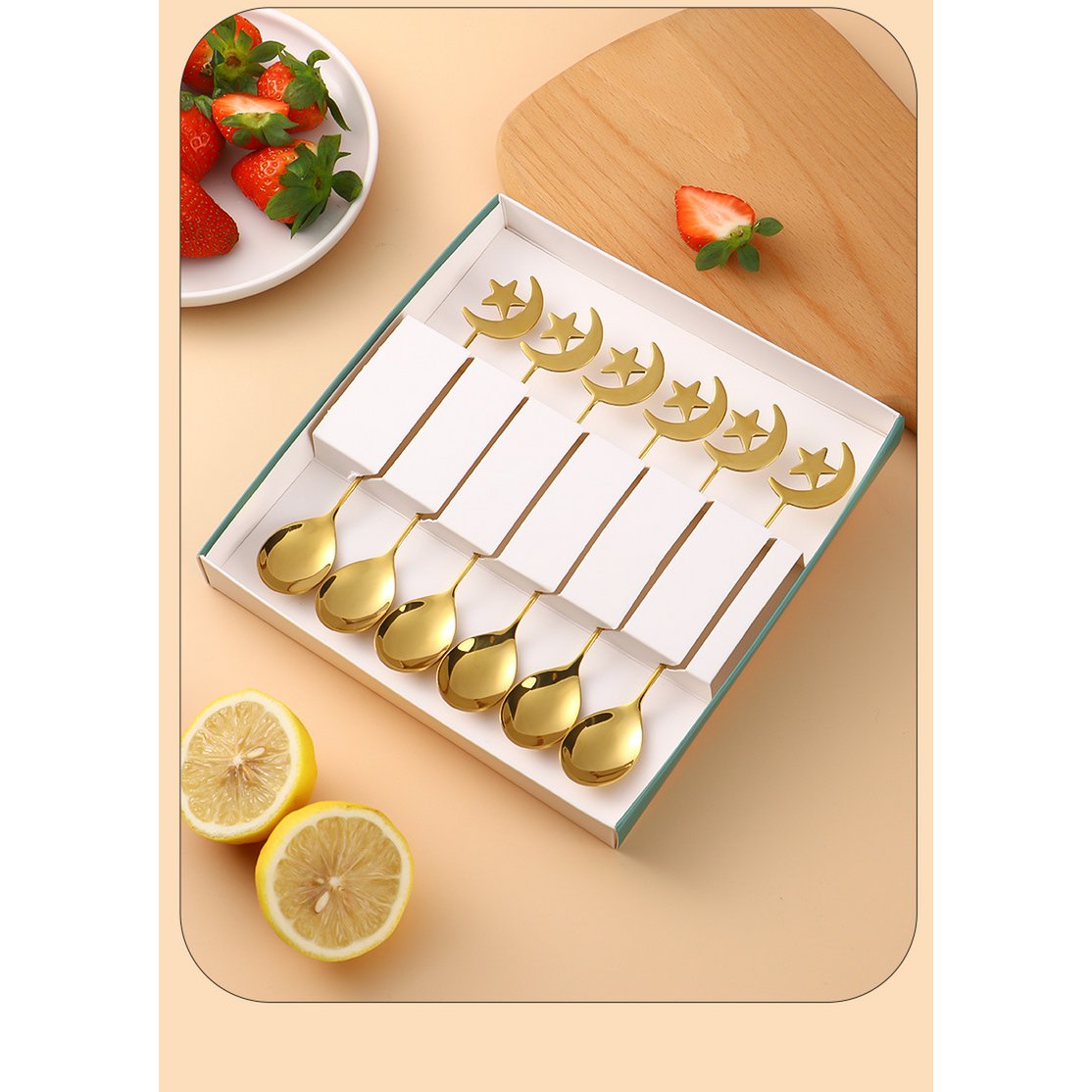 Aulica Istanbul Gold Spoons – Set of 6 product view 4