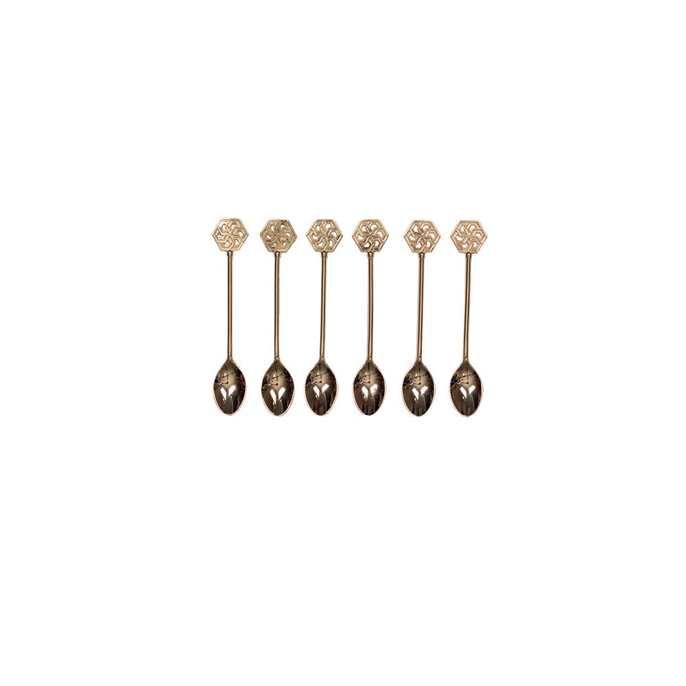 Aulica Gold Ornamental Teaspoons - Set of 6 - product image 6