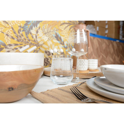 Aulica Gold-Rim Patterned Wine Glasses - Set of 6 - product image 6
