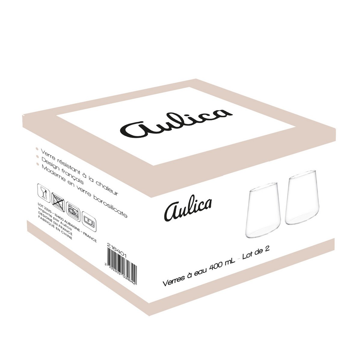 Verres à Eau 400ml Lot De 2 product view 4
