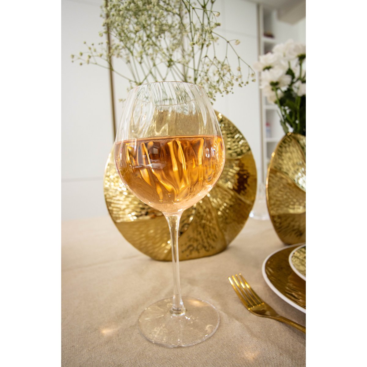Wave Wine Glasses Lot Of 6 product view 2
