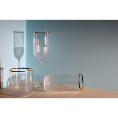 NISH Gilded Water Glasses Lot Of 6 product view 4
