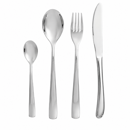 Aulica Silver Brilliant 24-Piece Cutlery Set product image