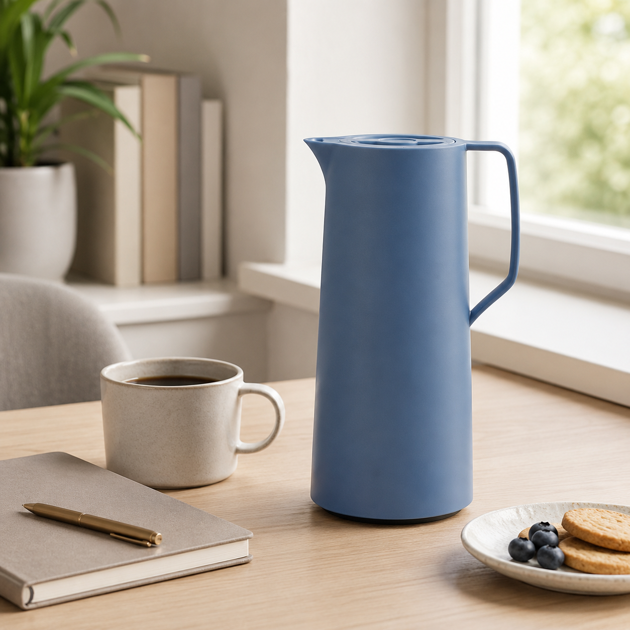 Tefal Motiva Blue Insulated Jug – 1 L product view 2