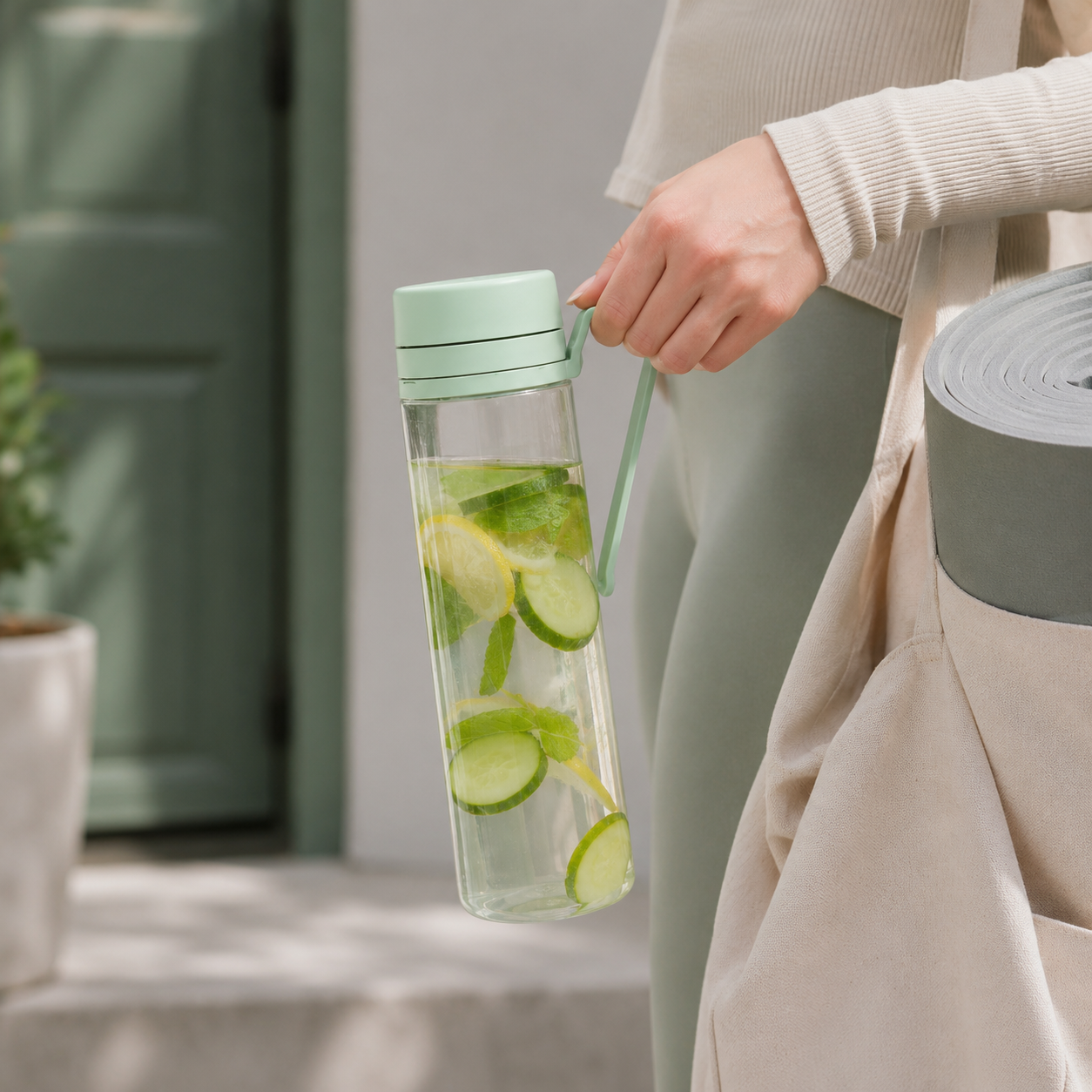 Brabantia Jade Green Water Bottle – 0.5 L