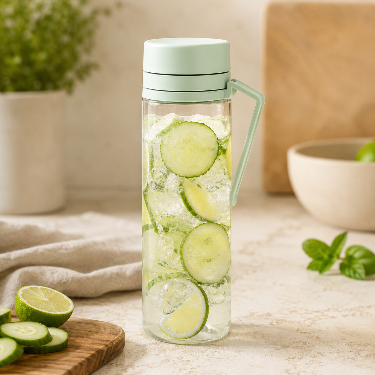 Brabantia Jade Green Water Bottle – 0.5 L product view 2