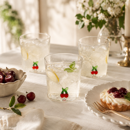 Aulica Cherry Water Glasses – Set of 4, 300 ml product view 3