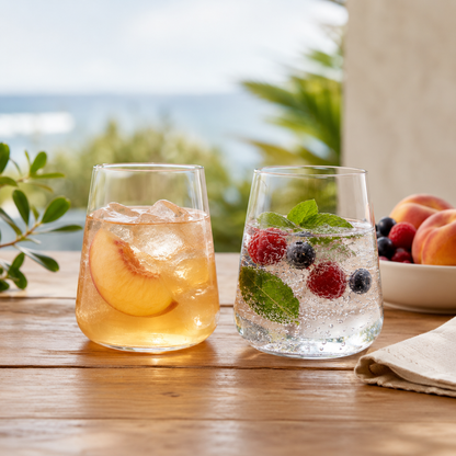 Aulica Clear Water Glasses – Set of 2, 400 ml product view 3
