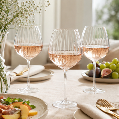 Aulica Wave Wine Glasses – Set of 6