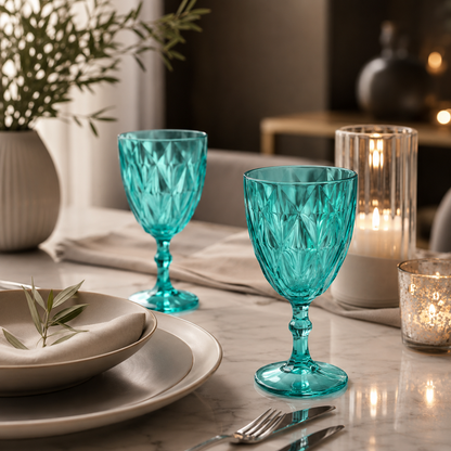 Aulica Light Green Wine Glasses – Set of 6 product view 4