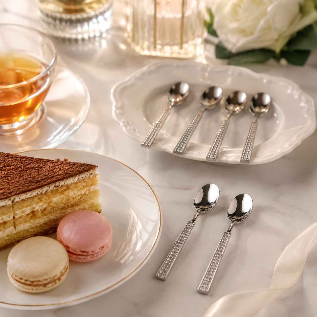 Aulica Luxury Dessert Spoons – Set of 6 product view 3