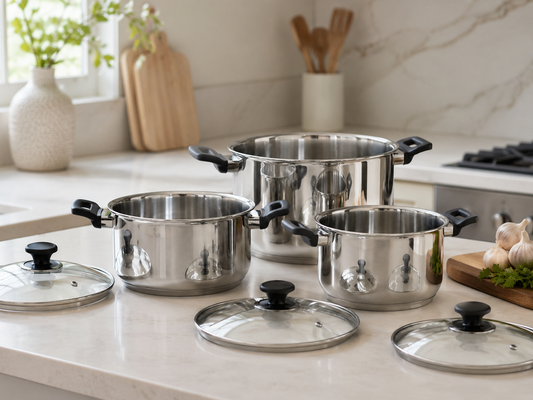 Blaumann Gourmet Line Cookware Set with Lids – 6 Pieces product view 2