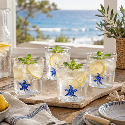 Aulica Starfish Water Glasses – Set of 4, 300 ml product view 3