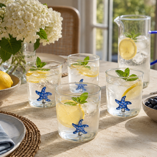Aulica Starfish Water Glasses – Set of 4, 300 ml product view 2