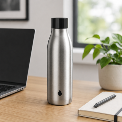 Tefal Bluspin Stainless Steel Bottle – 0.7 L