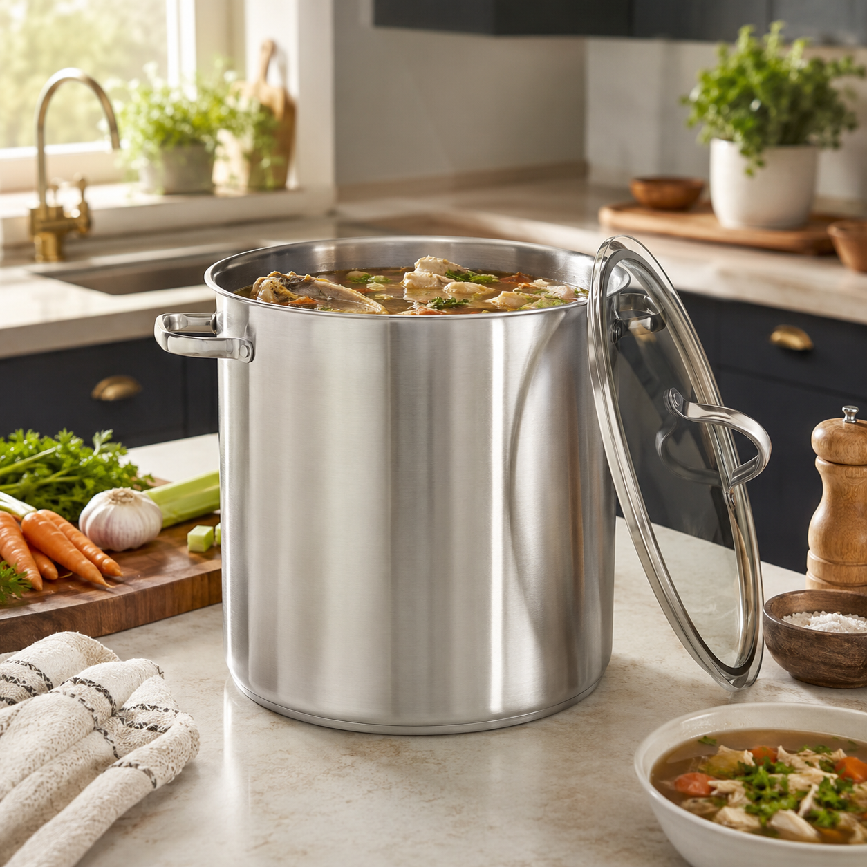 Stockpot with Glass Lid – 10 L, 26 cm product view 3