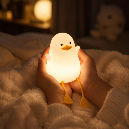 Mad Monkey Ducky Rechargeable LED Night Light angled view