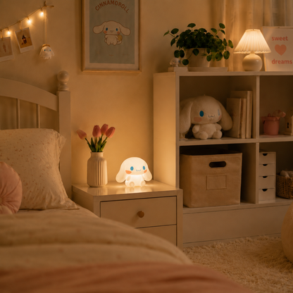 Sanrio Cinnamoroll Battery Mood Light close-up view
