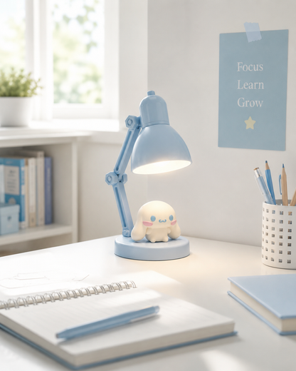 Sanrio Cinnamoroll USB Mini Desk Lamp angled view