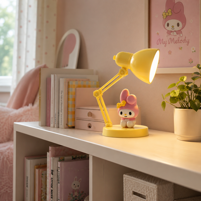 Sanrio My Melody Mini LED Desk Lamp angled view