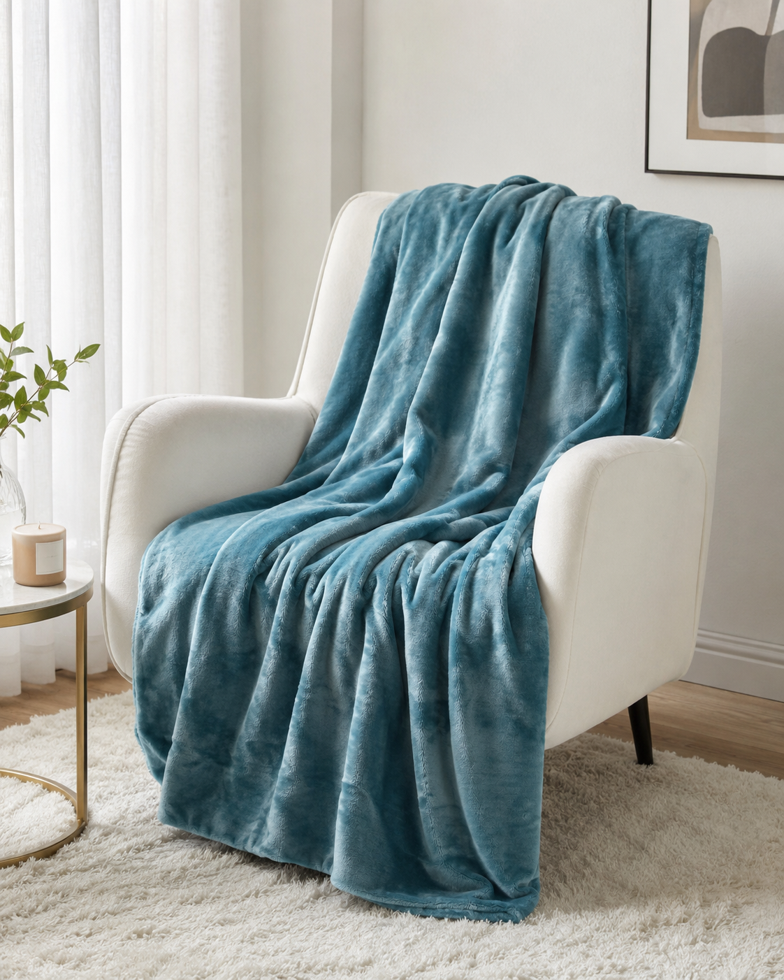 Vivaraise Tender Quartz Throw Blanket 150 × 200 detail view