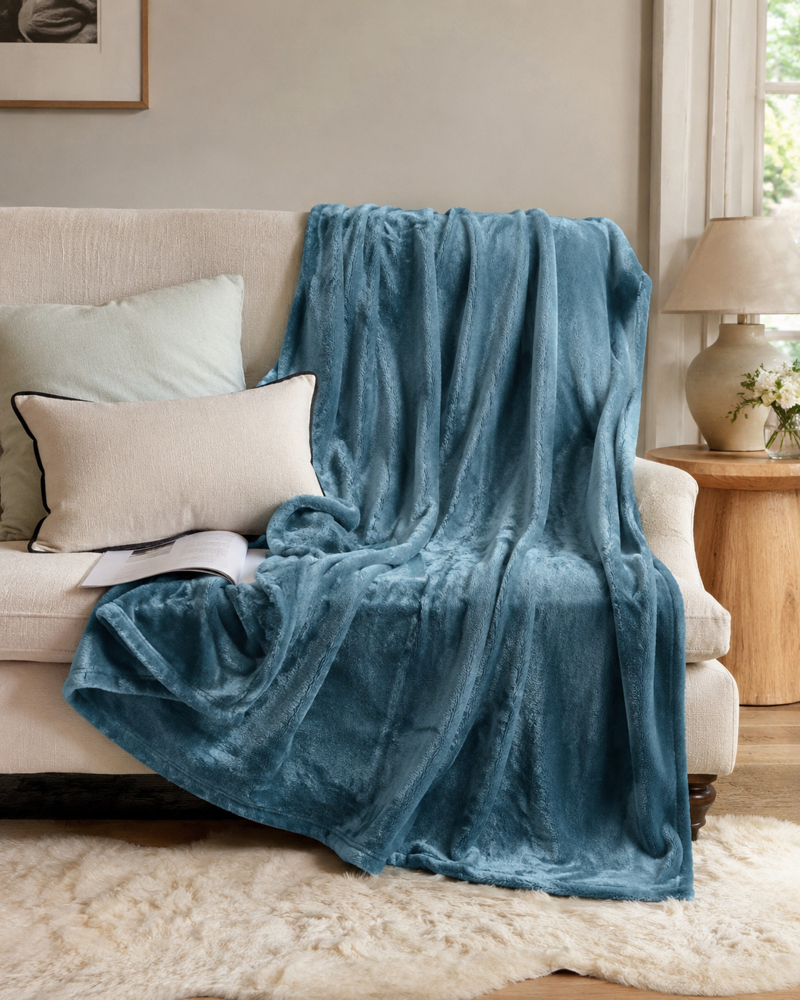 Vivaraise Tender Quartz Throw Blanket 150 × 200 alternate view