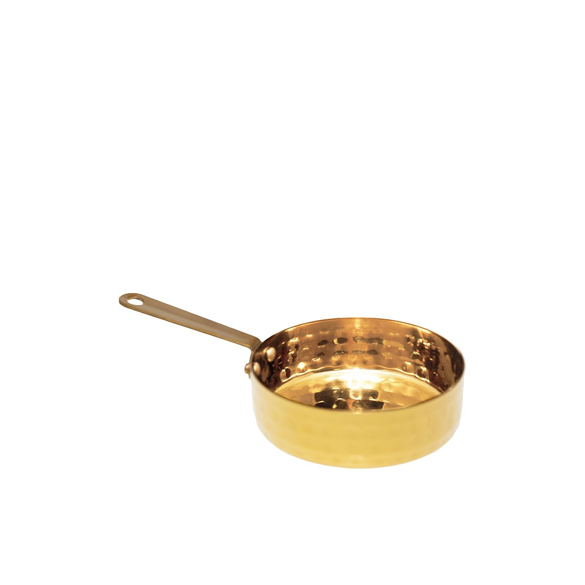 Mini Golden Saucepan 10.5x10.5x3.5cm