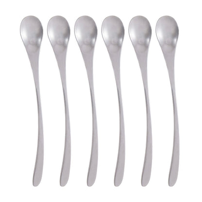 Aulica Silver Long Drink Spoons – Set of 6, 22 cm product view 2