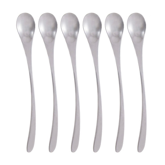 Aulica Silver Long Drink Spoons – Set of 6, 22 cm product view 2