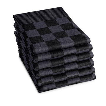 DDDDD Tea towel BBQ 65x65cm anthracite 6 pcs