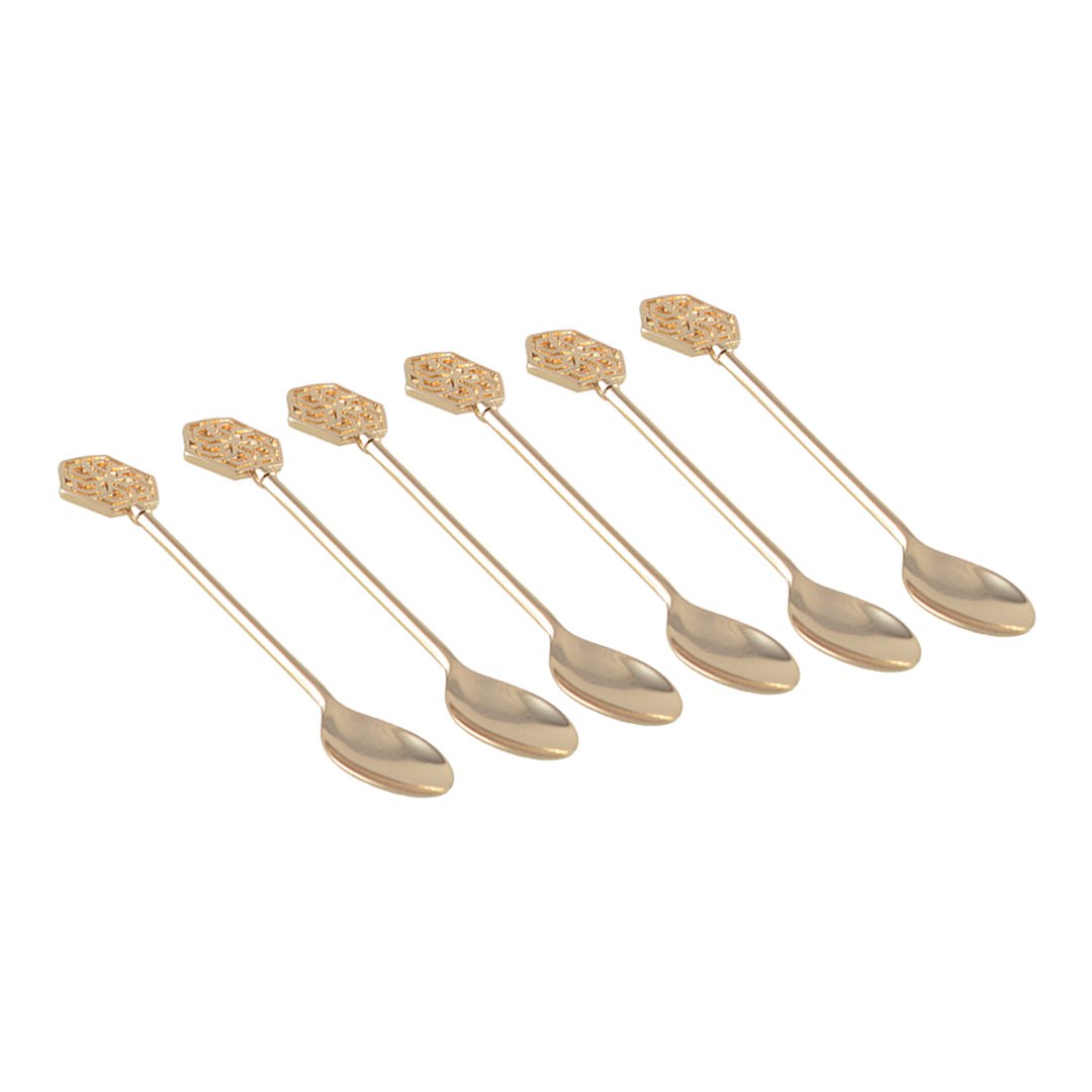 Aulica Gold Ornamental Teaspoons - Set of 6 - product image 2