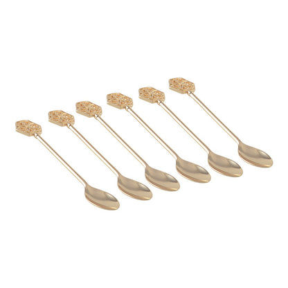 Aulica Gold Ornamental Teaspoons - Set of 6 - product image 2
